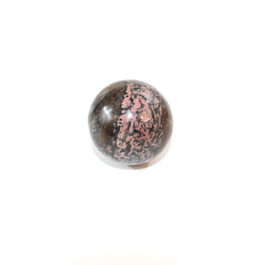 Rhodonite polished crystal sphere | ASH&STONE Crystals Shop Auckland NZ