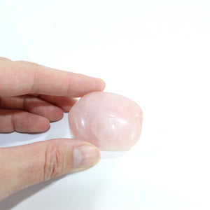 Rose quartz crystal palm stone  | ASH&STONE Crystals Shop Auckland NZ