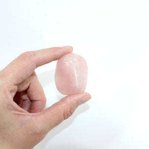 Rose quartz crystal palm stone  | ASH&STONE Crystals Shop Auckland NZ