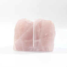 Load image into Gallery viewer, Large rose quartz crystal bookends | ASH&amp;STONE Crystals Shop Auckland NZ
