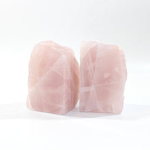 Load image into Gallery viewer, Large rose quartz crystal bookends | ASH&amp;STONE Crystals Shop Auckland NZ
