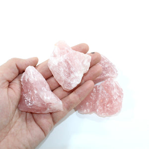 Rose quartz crystal chunk | ASH&STONE Crystal Shop Auckland NZ