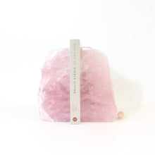 Load image into Gallery viewer, Rose quartz crystal bookends 2.43kg | ASH&amp;STONE Crystals Shop Auckland NZ
