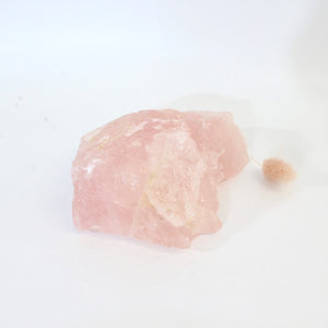 Rose quartz crystal chunk 1.03kg | ASH&STONE Crystals Shop Auckland NZ