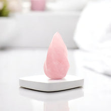 Load image into Gallery viewer, Rose quartz polished crystal flame | ASH&amp;STONE Crystal Shop Auckland NZ
