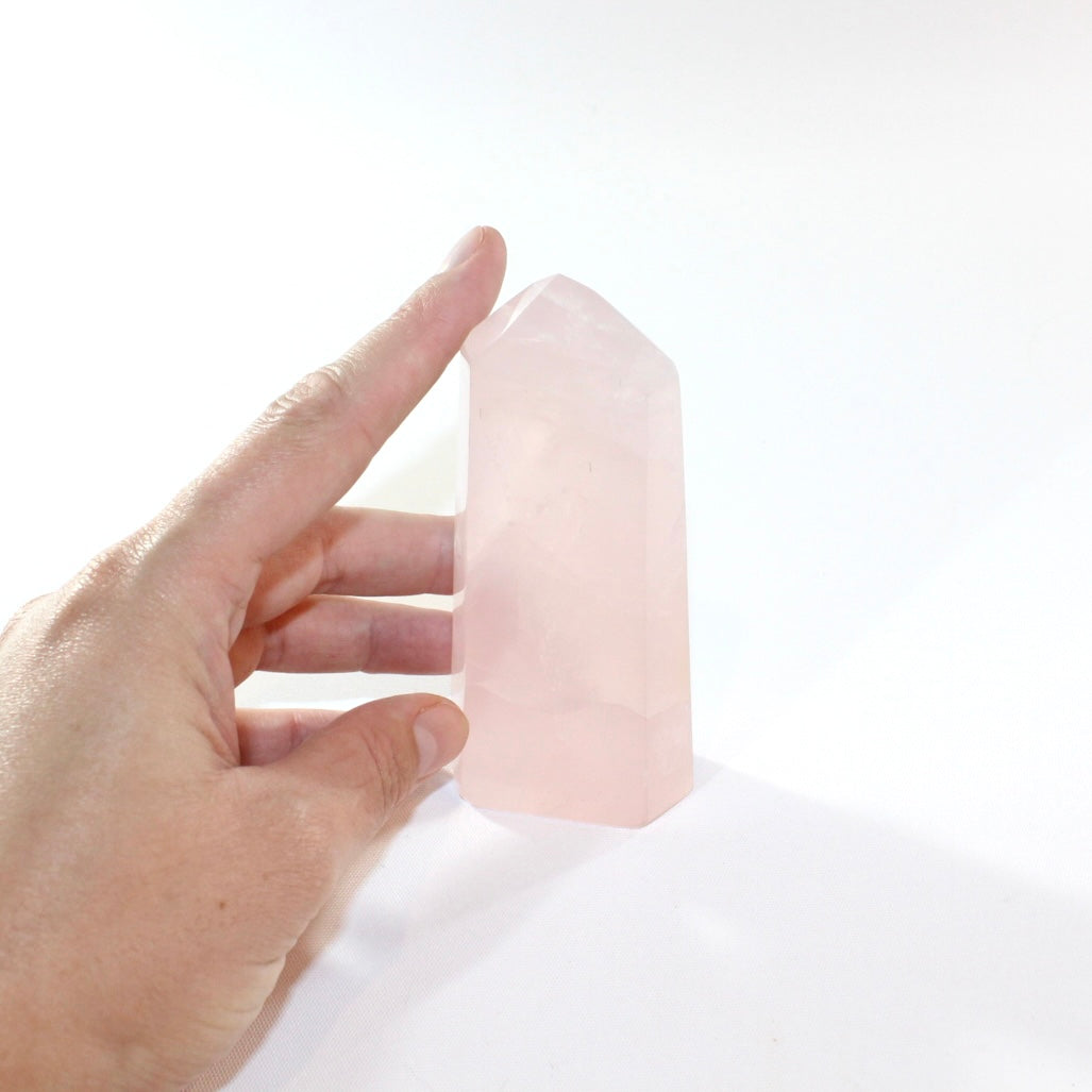Rose quartz crystal generator | ASH&STONE Crystal Shop Auckland NZ