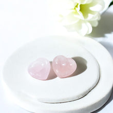 Load image into Gallery viewer, Rose quartz crystal heart | ASH&amp;STONE Crystal Shop Auckland NZ
