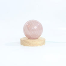 Load image into Gallery viewer, Rose quartz crystal sphere lamp | ASH&amp;STONE Crystals Shop Auckland NZ
