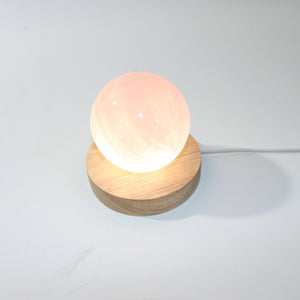 Rose quartz crystal sphere lamp | ASH&STONE Crystals Shop Auckland NZ