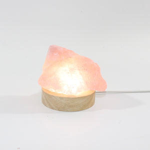 Rose quartz crystal lamp | ASH&STONE Crystal Shop Auckland NZ
