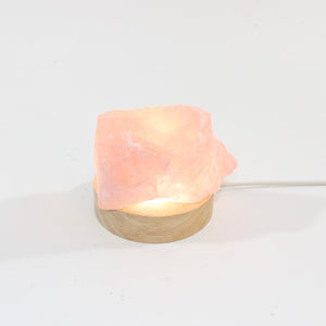 Rose quartz crystal lamp | ASH&STONE Crystal Shop Auckland NZ