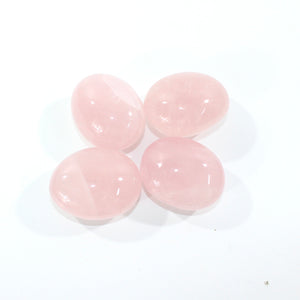 Rose quartz crystal palm stone | ASH&STONE Crystal Shop Auckland NZ