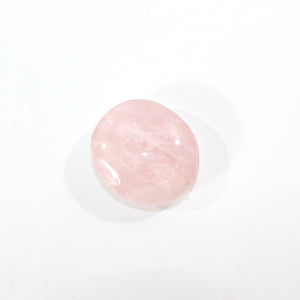 Rose quartz crystal palm stone | ASH&STONE Crystal Shop Auckland NZ