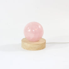 Load image into Gallery viewer, Rose quartz crystal sphere lamp | ASH&amp;STONE Crystal Shop Auckland NZ
