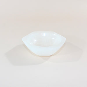 Selenite crystal hexagonal bowl | ASH&STONE Crystal Shop Auckland NZ