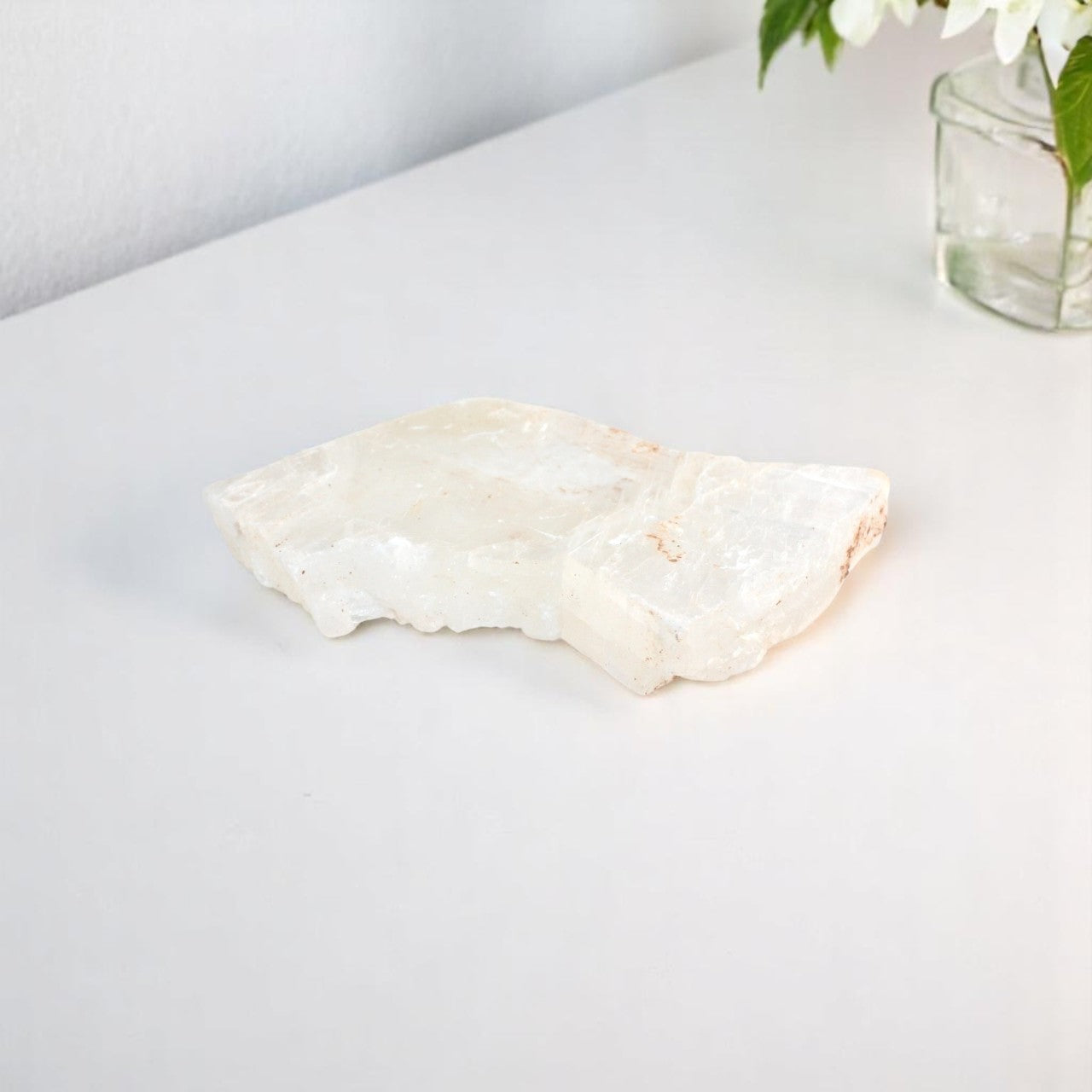 Selenite raw crystal slab | ASH&STONE Crystals Shop Auckland NZ