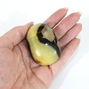 Septarian crystal palm stone | ASH&STONE Crystals Shop Auckland NZ