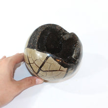 Load image into Gallery viewer, Septarian crystal sphere 2.1kg | ASH&amp;STONE Crystal Shop Auckland NZ
