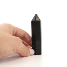 Load image into Gallery viewer, Shungite polished crystal tower | ASH&amp;STONE Crystals Shop Auckland NZ
