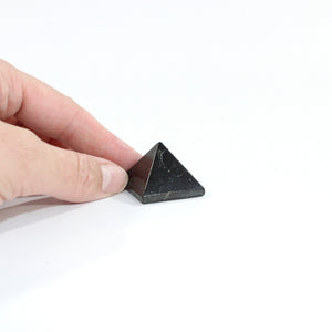 Noble shungite crystal pyramid | ASH&STONE Crystals Shop Auckland NZ