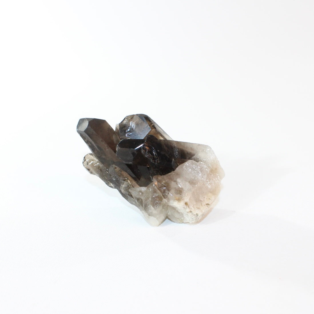 Smoky quartz crystal clustered point | ASH&STONE Crystal Shop Auckland NZ