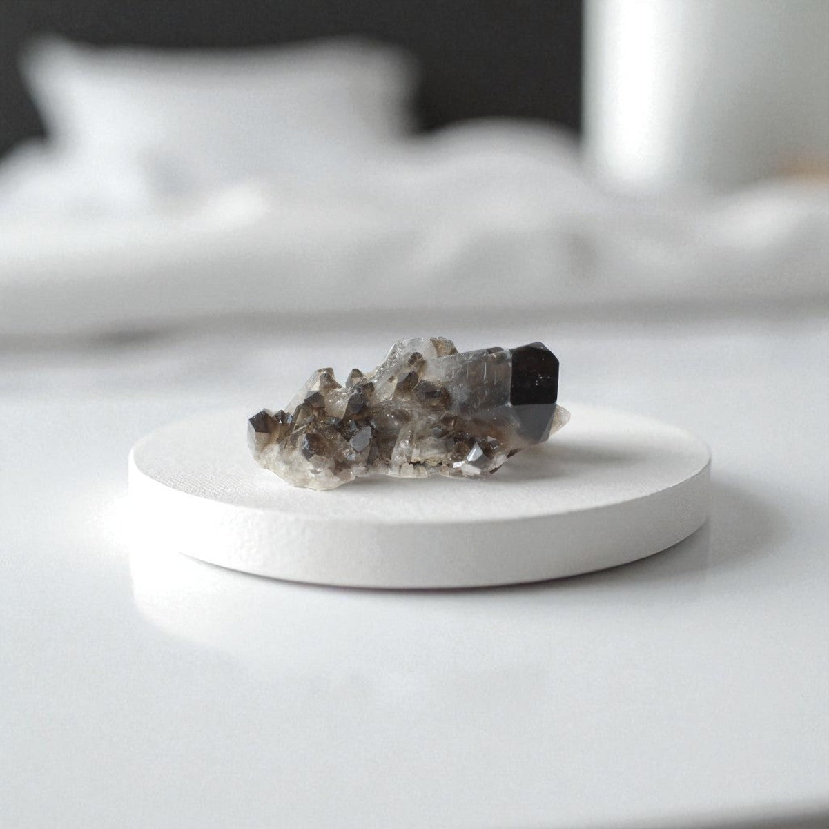Smoky quartz crystal cluster | ASH&STONE Crystal Shop Auckland NZ
