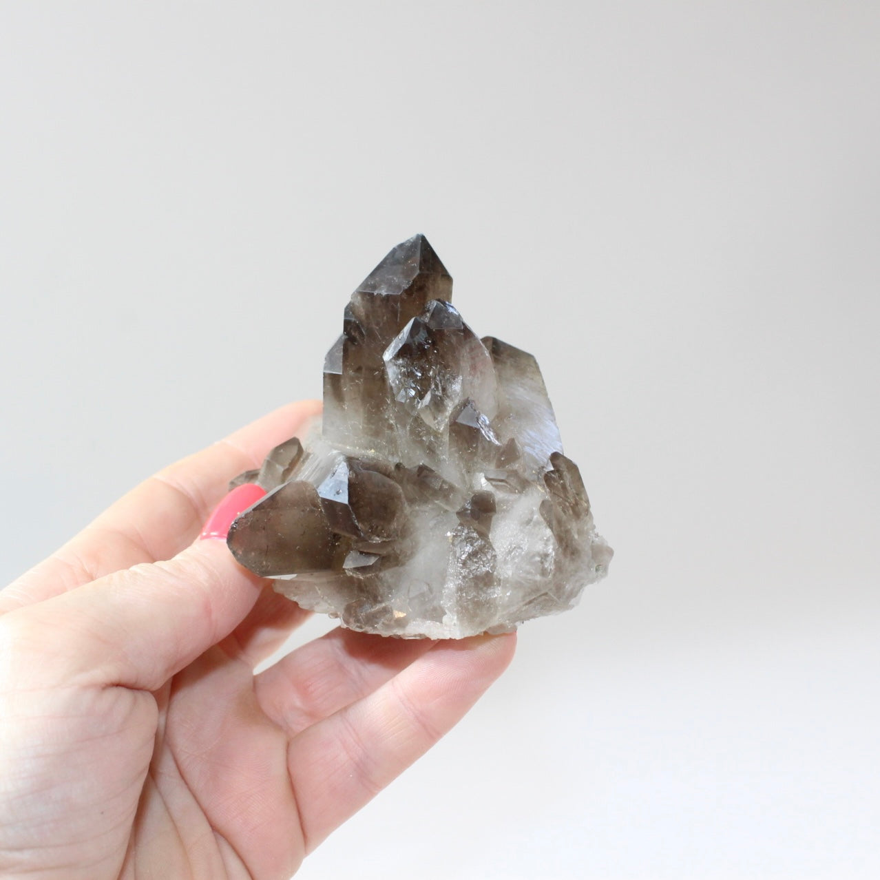 Smoky quartz crystal cluster | ASH&STONE Crystal Shop Auckland NZ