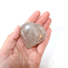 Load image into Gallery viewer, Smoky quartz polished crystal heart  | ASH&amp;STONE Crystals Shop Auckland NZ
