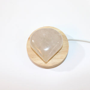 Smoky quartz crystal on LED lamp base | ASH&STONE Crystals Shop Auckland NZ