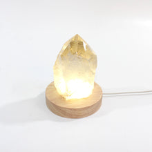 Load image into Gallery viewer, Smoky quartz crystal LED lamp | ASH&amp;STONE Crystal Shop Auckland NZ
