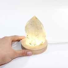 Load image into Gallery viewer, Smoky quartz crystal LED lamp | ASH&amp;STONE Crystal Shop Auckland NZ
