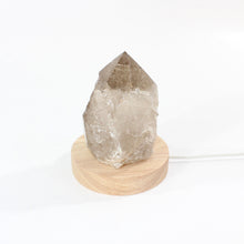 Load image into Gallery viewer, Smoky quartz crystal LED lamp | ASH&amp;STONE Crystal Shop Auckland NZ
