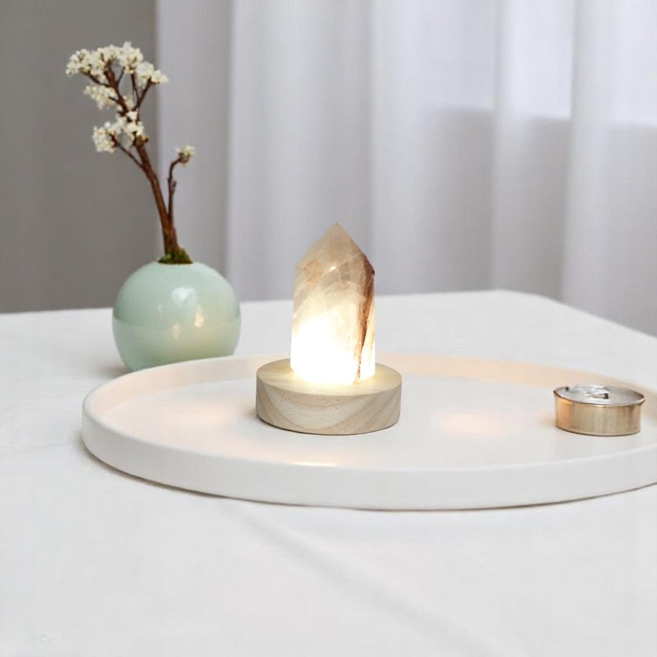Smoky quartz crystal lamp | ASH&STONE Crystal Shop Auckland NZ