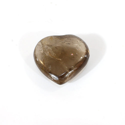 Smoky quartz crystal heart | ASH&STONE Crystals Shop Auckland NZ