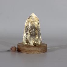 Load image into Gallery viewer, Smoky quartz crystal on LED lamp base | ASH&amp;STONE Crystals Shop Auckland NZ
