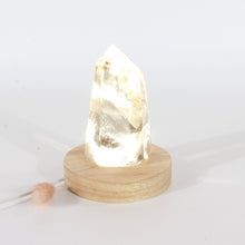 Load image into Gallery viewer, Smoky quartz crystal on LED lamp base | ASH&amp;STONE Crystals Shop Auckland NZ
