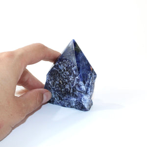 Sodalite crystal point  | ASH&STONE Crystals Shop Auckland NZ