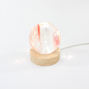 Strawberry obsidian sphere lamp | ASH&STONE Crystal Shop Auckland NZ