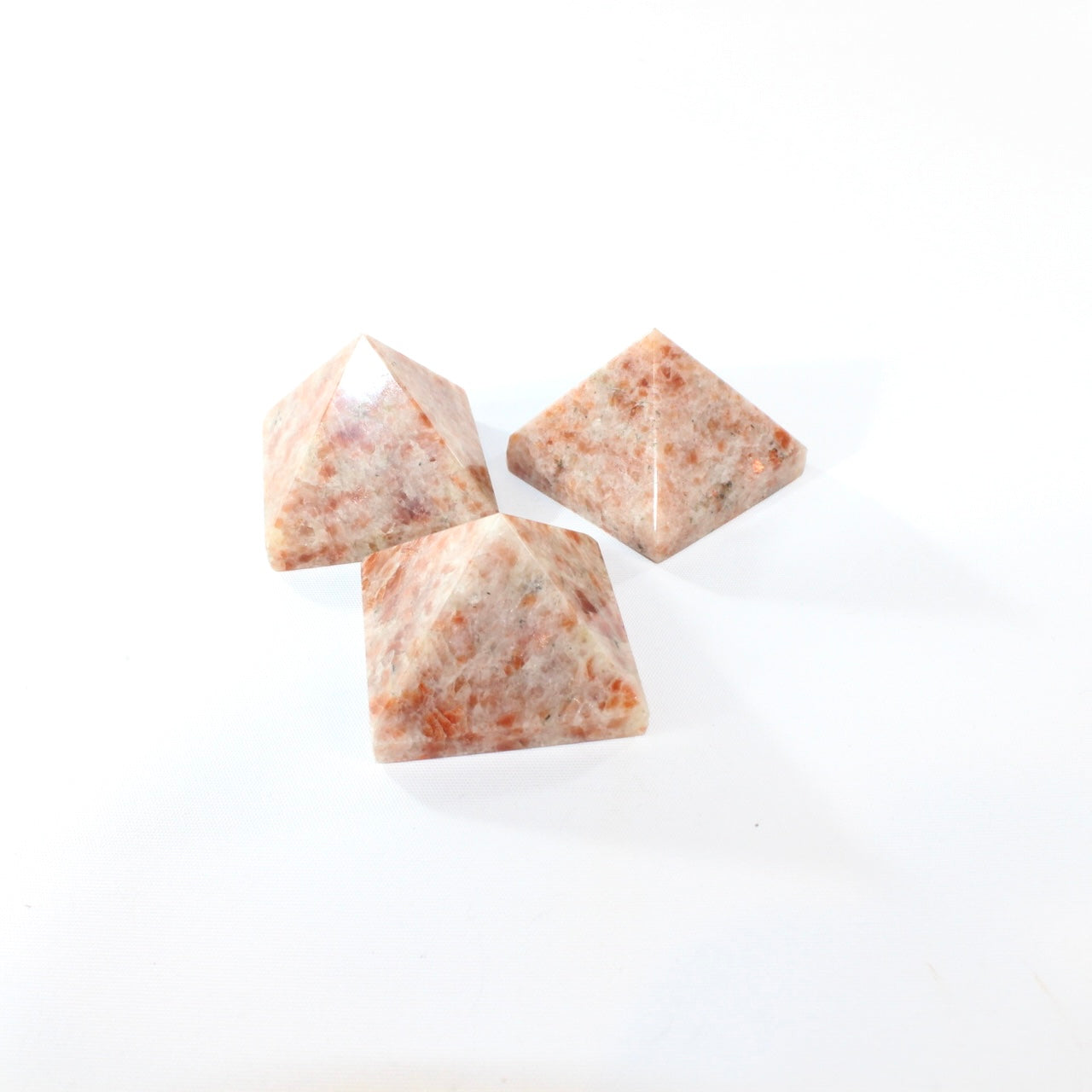 Sunstone polished crystal pyramid | ASH&STONE Crystal Shop Auckland NZ