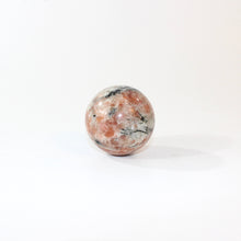 Load image into Gallery viewer, Sunstone crystal sphere with tourmaline inclusions | ASH&amp;STONE Crystals Shop Auckland NZ
