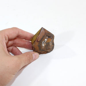 Tigers eye polished crystal point | ASH&STONE Crystal Shop Auckland NZ