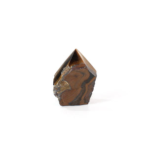 Tigers eye polished crystal point | ASH&STONE Crystal Shop Auckland NZ