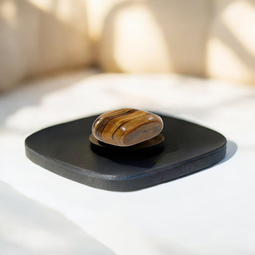 Tigers eye polished crystal | ASH&STONE Crystal Shop Auckland NZ