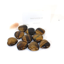Load image into Gallery viewer, Tigers eye polished crystal heart | ASH&amp;STONE Crystals Shop Auckland NZ
