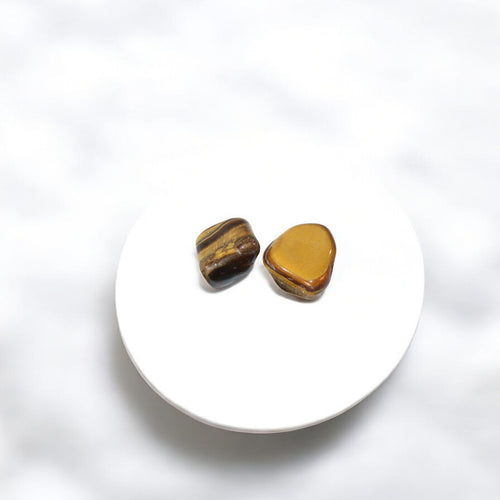 Tigers eye crystal tumblestone | ASH&STONE Crystals Shop Auckland NZ