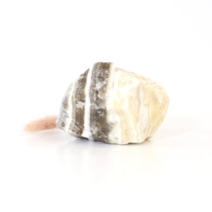 Zebra calcite crystal chunk raw | ASH&STONE Crystals Shop Auckland NZ