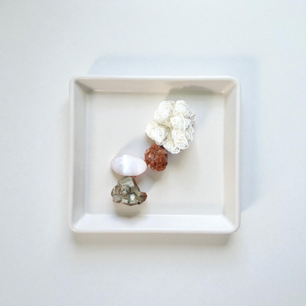 Energy Reset : Collectors Crystal kit. Find balance & flow, Desert Rose | Aragonite Sputnik | Pyrite | Selenite. Free express shipping. Buy premium crystals online from ASH&STONE Auckland crystal shop. AfterPay available.