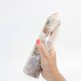 FLOWER Agate chunky polished crystal tower | ASH & STONE crystals online. Free express shipping. 