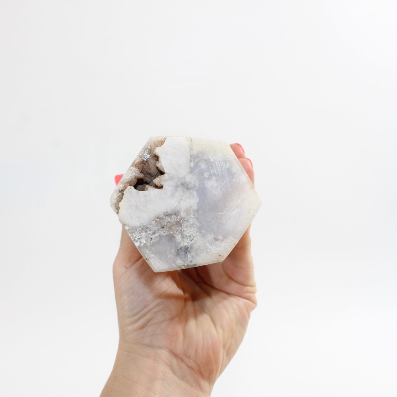 FLOWER Agate chunky polished crystal tower | ASH & STONE crystals online. Free express shipping. 