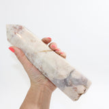 FLOWER Agate chunky polished crystal tower | ASH & STONE crystals online. Free express shipping. 